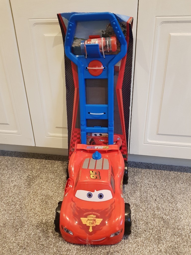 lightning mcqueen push along car